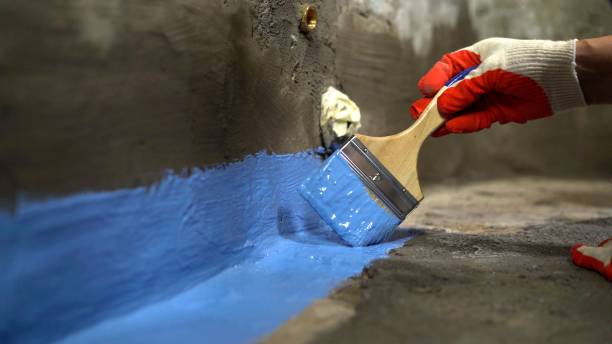Commercial Emergency Waterproofing project at a Memphis, NY business property by SJ Waterproofing Pros